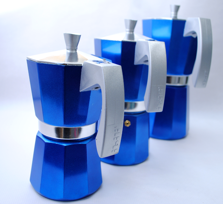 Cafetera italiana Blue para inducción - 9 tazas